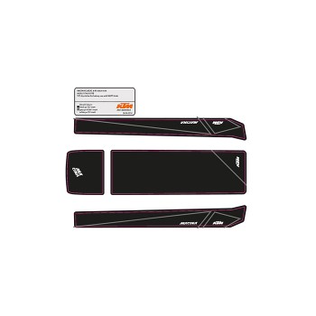 Pegatina batería KTM Macina Classic 8 A5 black/white