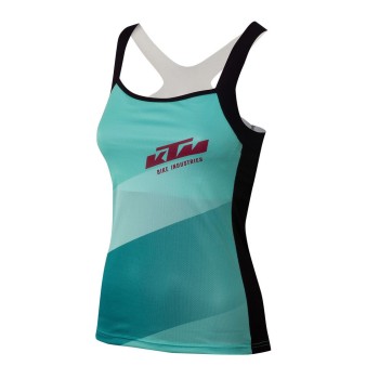 Camiseta ciclismo mujer TOP KTM Lady Line Aqua