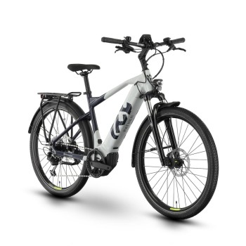 Bicicleta eléctrica HUSQVARNA Pather 1 - Gris/Azul - Cuadro Alto